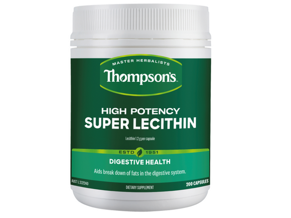 High Potency Super Lecithin 200 Capsules 01.png